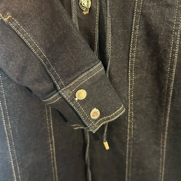 White House Black Market Dark Denim Dress - Picture 8 of 8